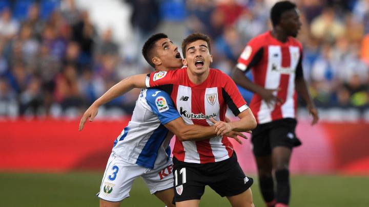 Bustinza cumple 100 partidos oficiales con el Leganés