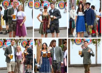 Prosty reception: Bayern squad enjoy Oktoberfest