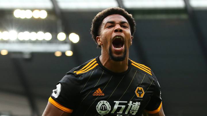 Adama Traoré celebrando un gol