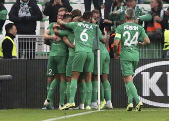 El Saint-Étienne vence por 1-0 al Lyon en el último minuto