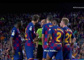 Dembélé puede perderse el Clásico por decir a Mateu, según el acta: