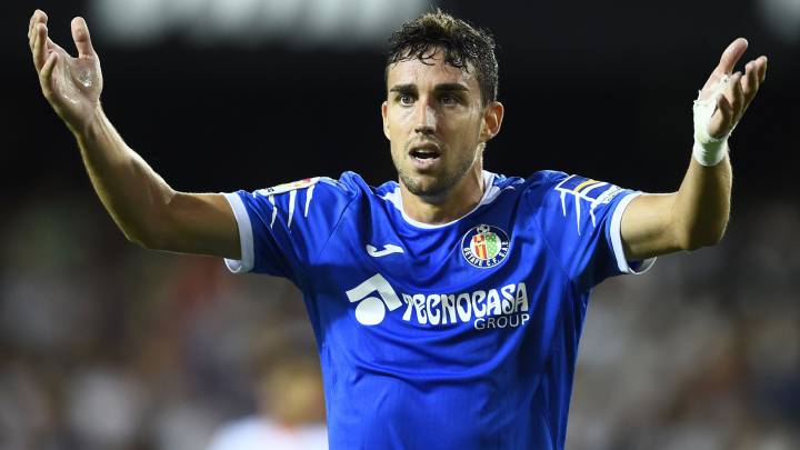 Jaime Mata, delantero del Getafe.
