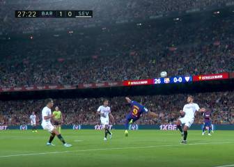 La perfecta chilena de Suárez que sorprendió a todo el mundo