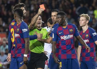 Unaccountable Dembélé refuses to discuss sending off