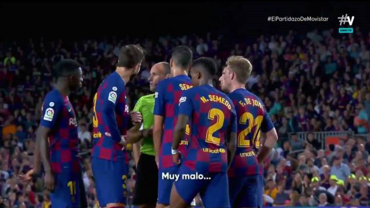 "Dembélé no expresó menosprecio al árbitro"