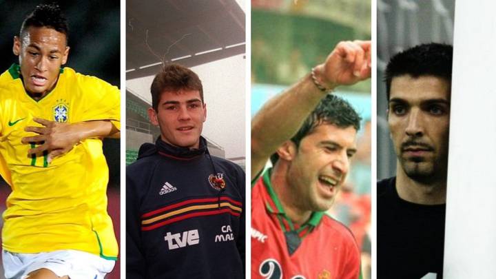 Cracks que sí fueron al Sub-17: Totti, Neymar, Xavi, Figo...