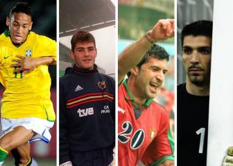 Cracks que sí fueron al Sub-17: Totti, Neymar, Xavi, Figo...