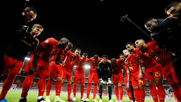 Bélgica destroza a San Marino: Courtois y Hazard, a la Eurocopa de 2020.