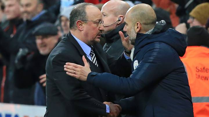 Benítez advierte a Guardiola sobre la presión que va a sentir