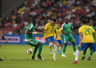 Brasil juega mal y no puede con Senegal en Singapur
