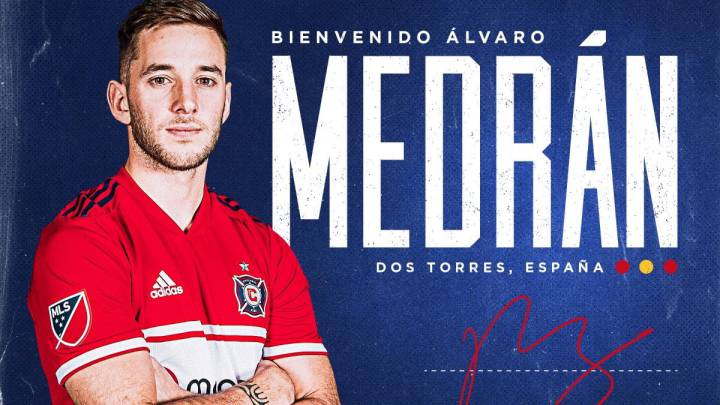 Chicago Fire, de la MLS, anuncia el fichaje de Álvaro Medrán
