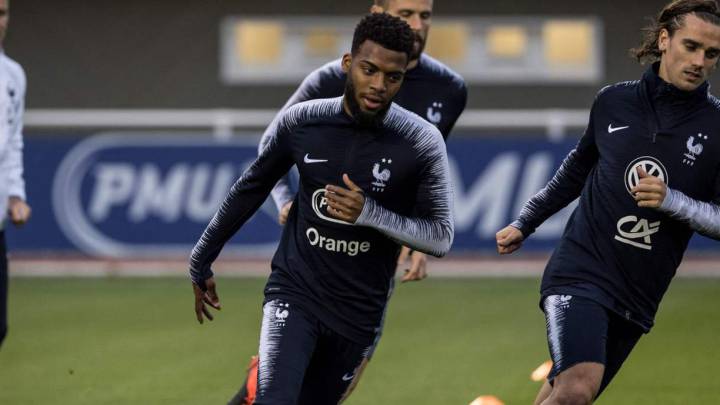 Lemar con la selección francesa.