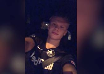 Un día después de que se le relacione con el Madrid, Haland sube un vídeo con esta canción