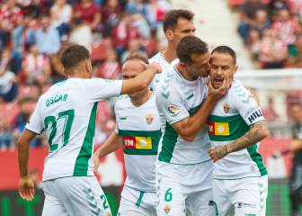 El Elche asalta Montilivi ante un Girona escaso de puntería