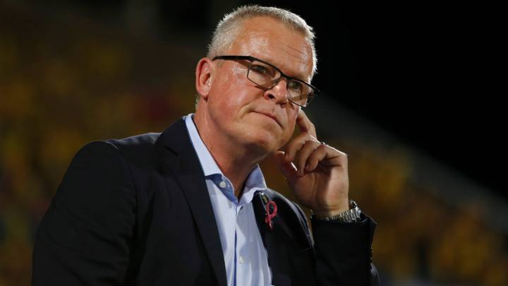 Janne Andersson, durante el Malta-Suecia del sábado.