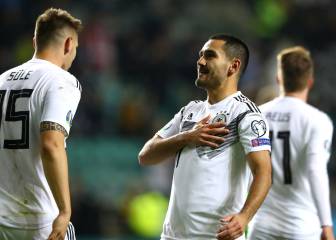 Gündogan lanza a una Alemania que jugó 76' con diez