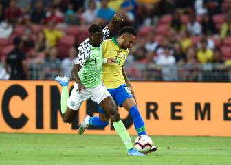 Neymar se lesiona en el gris empate de Brasil con Nigeria