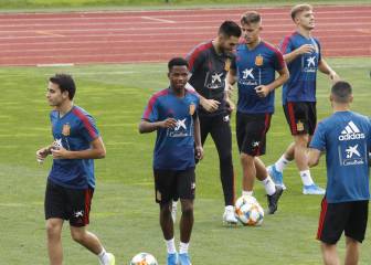 La Sub-21 completa su última sesión de cara a Montenegro