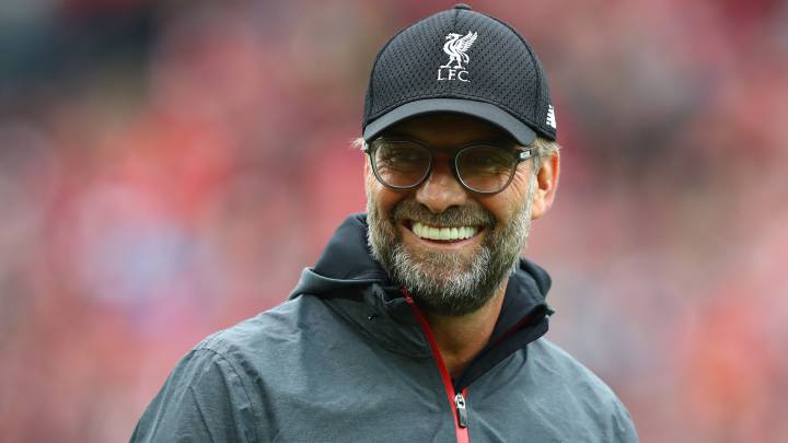 El técnico alemán del Liverpool, Jürgen Klopp, durante un partido.