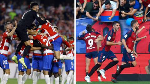 La receta de Granada y Osasuna: menos valor, más rendimiento