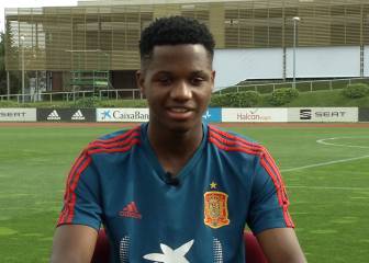 Ansu Fati revela cómo supo de su convocatoria con la Sub-21