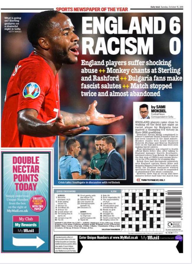 Portada del Daily Mail de hoy, 15 de octubre.