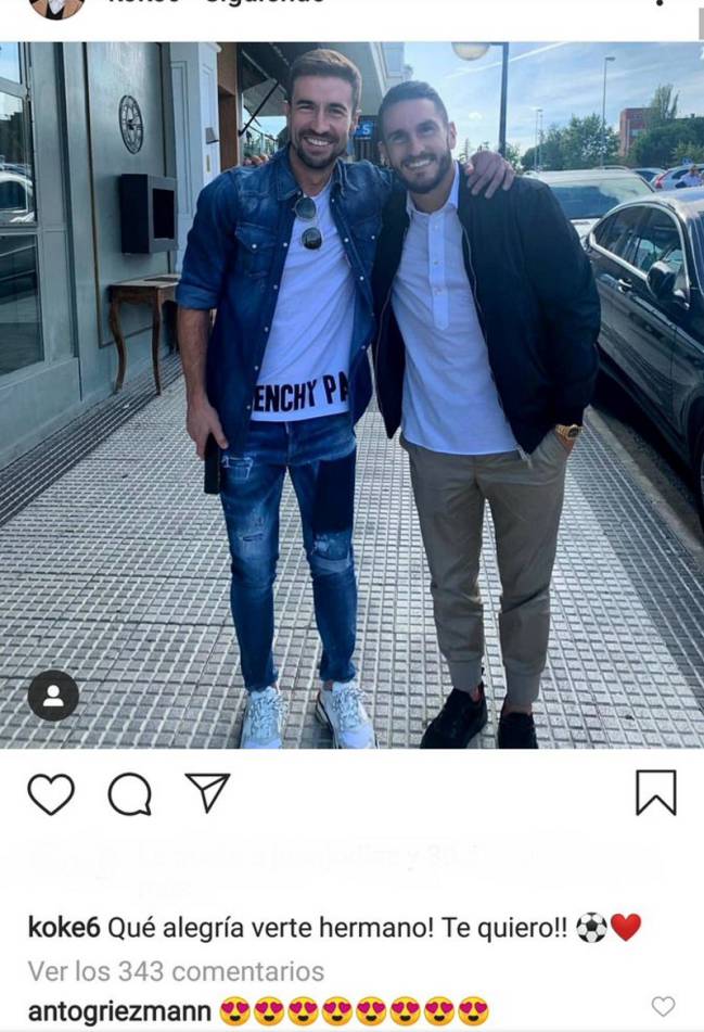 Koke y Gabi.