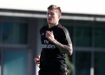 Kroos, más cerca del Clásico: el medio alemán ya toca balón