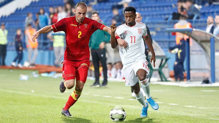 Ansu Fati, el segundo más joven en debutar con la Sub-21