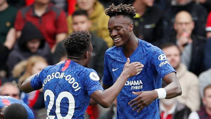 Hudson-Odoi y Tammy Abraham