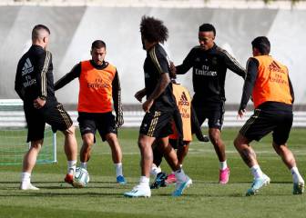 Real Madrid train with five new faces but no Gareth Bale