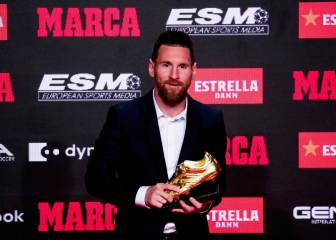 Messi recibe la sexta Bota de Oro: