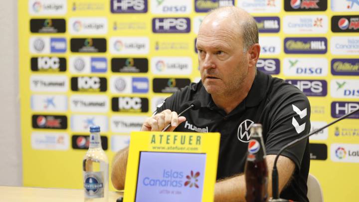 Pepe Mel, en la rueda de prensa previa al Cádiz-Las Palmas