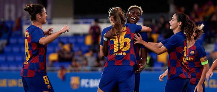 CHAMPIONS (F) | BARCELONA 5 - MINSK 0