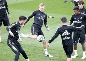 Kroos trains as Modric, Bale and Lucas remain out