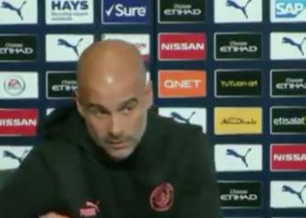 La reflexión de Guardiola en sala de prensa hablando de la situación de Cataluña