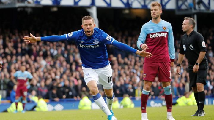 El Everton acrecenta la recesión del West Ham
