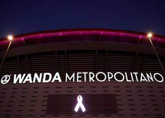 El Metropolitano, de rosa por el Día Contra el Cáncer de Mama