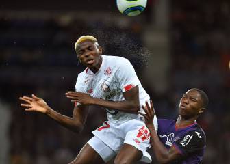 Osimhen lidera a un Lille fuerte en su estadio, pero débil fuera