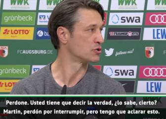 Rueda de prensa alternativa y Kovac se enfada con periodista