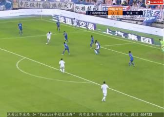 Carrasco sorprendió a todos en China con este genial golazo