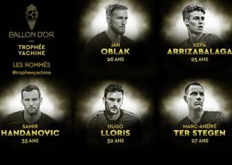 Oblak, Ter Stegen y Kepa, candidatos al Trofeo Yashin