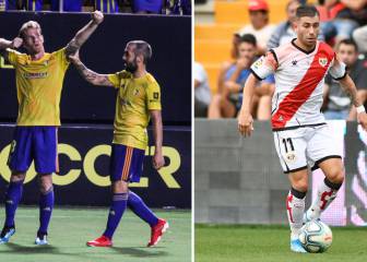 Cádiz y Rayo, los más goleadores y polos opuestos en posesión