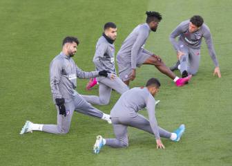 Simeone perfila un once con muchos cambios para la Champions