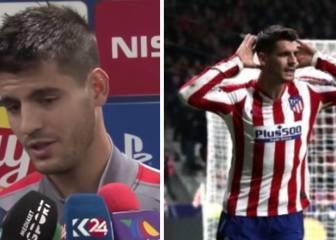 Creó debate en las redes: Morata explica su celebración de las manos en las orejas
