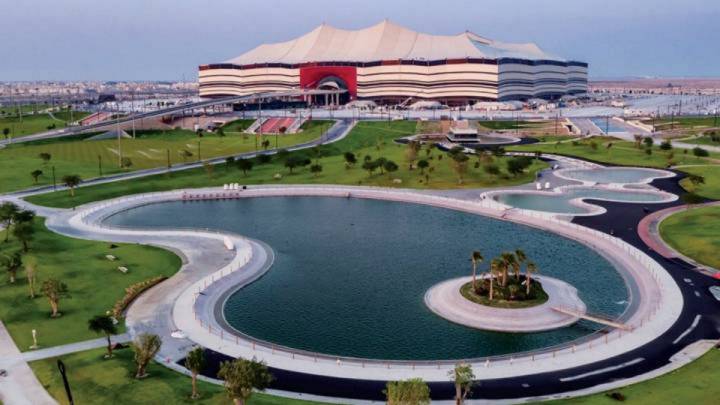 Work at the Al Bayt stadium almost complete