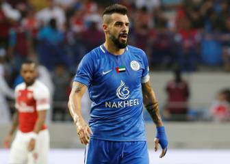 Negredo no para ni en Emiratos: más de 200 goles en su carrera