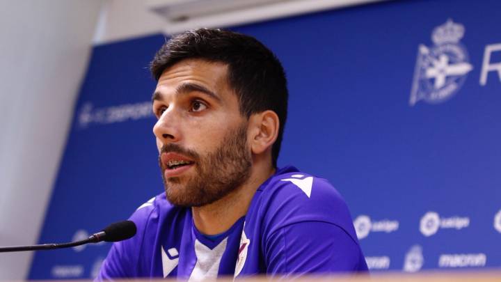Eneko Bóveda, jugador del Deportivo.