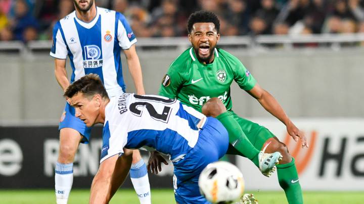 El Espanyol ganó en campo del Ludogorets y se coloca como líder de grupo.