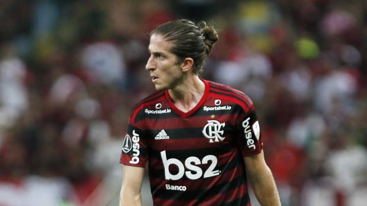 Filipe Luis, jugador del Flamengo.